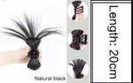 Messy Bun Hair Piece Claw Clip-Dark Brown Color