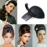 (৩ পিচের সেট ) Puff Hair Head Cushion Invisible Fluffy Hair Pad Sponge Clip