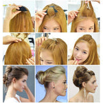 (৩ পিচের সেট ) Puff Hair Head Cushion Invisible Fluffy Hair Pad Sponge Clip