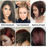 ১ জোড়া-১২ ইঞ্চি (লাইট ব্রাউন কালার)Hair Pads Clip in Hair Extension Lining