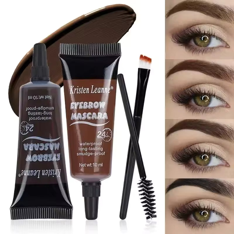 Black 04 Shade-আকর্ষনীয় এবং নিখুঁত আইব্রো-Liquid Eyebrow Cream Set