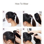 ✨ কালো কালার ✨ কোঁকড়ানো চুল Long Curly Claw Ponytail Hair