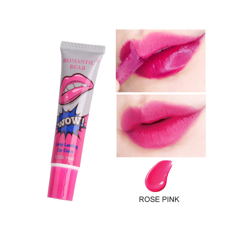 Rose Pink-Lip Gloss Base Lip Plumper -1 Pcs