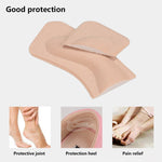 ২ জোড়া নিলে ২৫০ টাকা-Heel pad Soft Foam High Heel-2 Pair