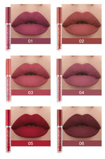 Handaiyan 6 Color Matte Liquid Lipstick