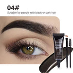 Dark Brown 02 Shade-আকর্ষনীয় এবং নিখুঁত আইব্রো-Liquid Eyebrow Cream Set