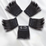 ৪ ইঞ্চি (লাইট ব্রাউন কালার) Women Fluffy Invisible Seamless Hair Pads Clip in Hair Extension Lining
