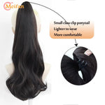 ✨ ডার্ক ব্রাউন কালার ✨ কোঁকড়ানো চুল Long Curly Claw Ponytail Hair