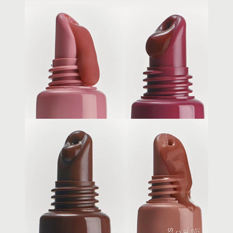 ১ পিস-(Color Shade-ESPRESSO)- Moisturizing Oil Mirror Lipstick Plumping Lip