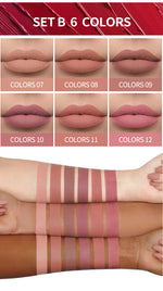 Handaiyan 6 Color Matte Liquid Lipstick