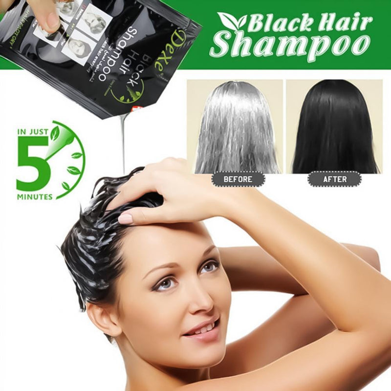 ( ৪০০ML হার্বাল শেম্পু ) Dexe Fast Black Hair Shampoo