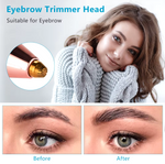 2 in 1 Rechargeable Electric Eyebrow Trimmer