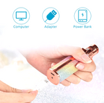 2 in 1 Rechargeable Electric Eyebrow Trimmer