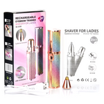2 in 1 Rechargeable Electric Eyebrow Trimmer