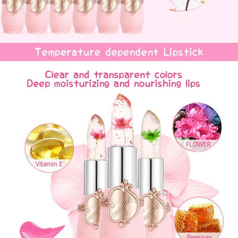 ( ১ পিস) Jelly Dried Flower Color Changing Lip Balm