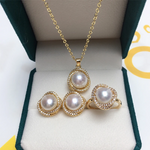 এক সেটেই Necklace, Earrings & Ring!