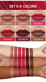 Handaiyan 6 Color Matte Liquid Lipstick