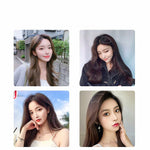 ৮ ইঞ্চি (লাইট ব্রাউন কালার) Women Fluffy Invisible Seamless Hair Pads Clip in Hair Extension Lining