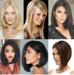 ১ জোড়া-১২ ইঞ্চি (লাইট ব্রাউন কালার)Hair Pads Clip in Hair Extension Lining