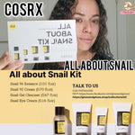 Cosrx All About Snail Kit(Gel Cleanser 20ml,Essence 30ml,Eye Cream 5ml & 92 Cream 20g)