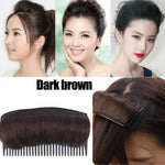 ১ পিচ ডার্কব্রাউন কালার -Invisible Fluffy Hairs Pad-1pcs-Dark Brown Color