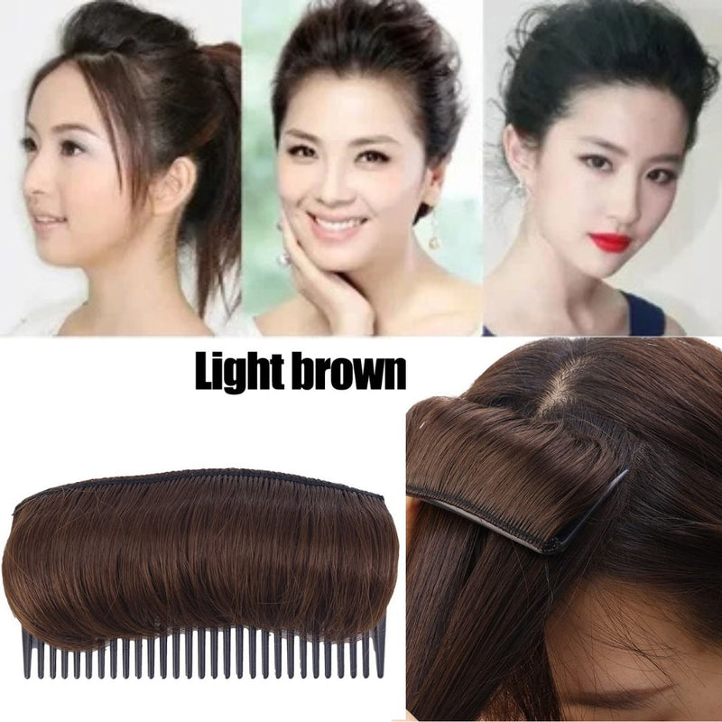 ২ পিচ লাইটব্রাউন কালার -Invisible Fluffy Hairs Pad-2pcs-Light Brown Color