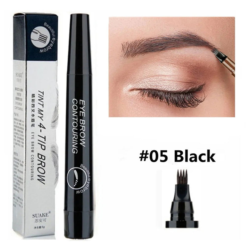 ৩ কালারের কম্বো- 4 Points Eyebrow Pen