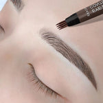 ( ব্ল্যাক কালার ) Waterproof 4 Points Eyebrow Pen