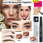 ( গ্রে ব্রাউন ) Waterproof 4 Points Eyebrow Pen