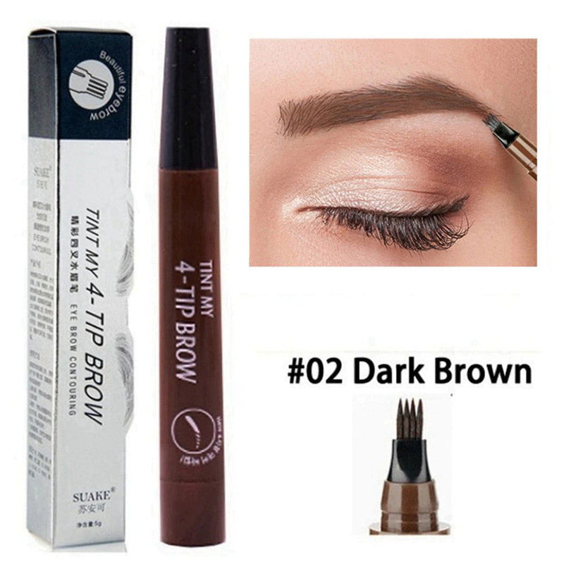 ৩ কালারের কম্বো- 4 Points Eyebrow Pen