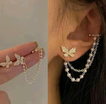 Butterfly Ear Cuff Chain