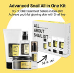 Cosrx All About Snail Kit(Gel Cleanser 20ml,Essence 30ml,Eye Cream 5ml & 92 Cream 20g)