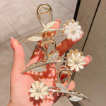 Flower Hair Claws for Women-2psc