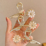 Flower Hair Claws for Women-1psc