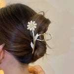 Flower Hair Claws for Women-2psc