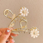 Flower Hair Claws for Women-2psc