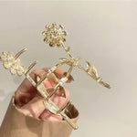 Flower Hair Claws for Women-2psc