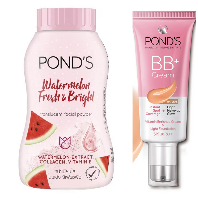 Combo-POND'S BB Cream Ivory shad+BB Powder